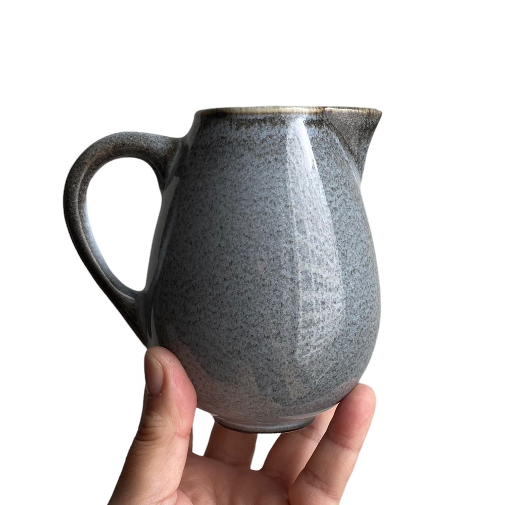 JARS FRANCE Ceramic Creamer Speckled Tourron Gris Ecorce